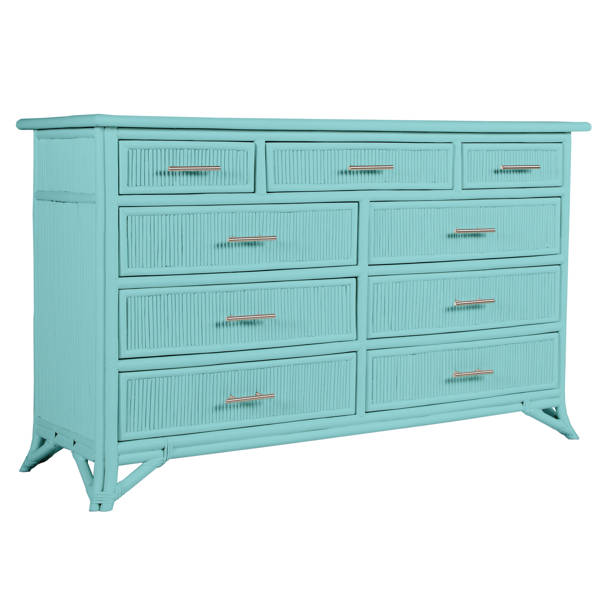 David Francis Furniture Bermuda 9 Drawer Dresser Wayfair